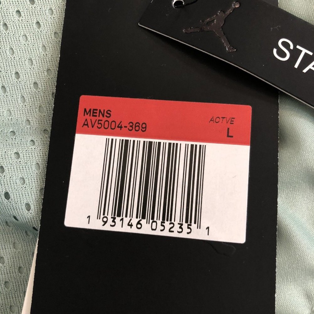 Air Jordan Men's Rare Sample 'Sage Green' Varsity Jacket AV5004-369 size L - Picture 6 of 8